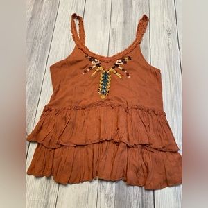 Shyanne crop top Size Medium. Tribal Aztec Western Cowgirl Boho Top